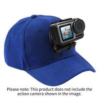 For DJI Action6 5Pro Osmo Nano Canvas Baseball Hat with J-Hook Buckle Mount Scew Cap Camera Accessories For Insta360 Ace Pro2