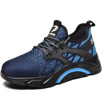 Shoes Men Women Steel-Toe Work Shoes Men's Work Safety Boots Indestructible Breathable Work Sneakers Industrial Shoe 39