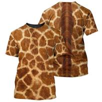 Tigro Leopardo Zebrės Marškinėliai Vyrams Šaunus Gyvūno Odos Raštas Trumpomis Rankovėmis Vasariniai Gatvės Crew Neck Marškinėliai Laisvi Atsipalaidavę Viršutiniai Marškinėliai XS beige