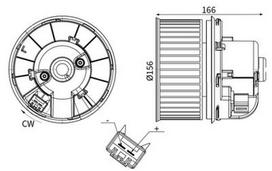 MAHLE AB 245 000S Vidaus pūtiklis