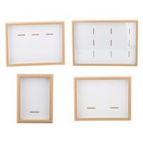 Medalių vitrina Medinė laikymo dėžutė plaukimo, gimnastikos ženkleliams 7inch white