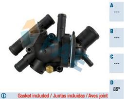 FAE 5322789 Termostatas, aušinimo skystis