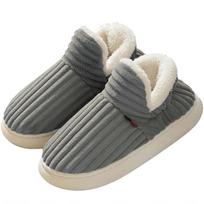Warm And Comfortable Men's And Women's Cloud Shaped Slippers Winter Slippers 44 black