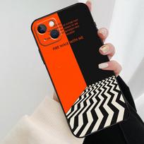 Twin Peaks Fire Walk With Me Dėklas Telefonui iPhone 14 Pro Max 16 15 11 12 13 Pro Max mini XR 15 16 Plus 16e Dangtelis Coque iPhone 13 mini red