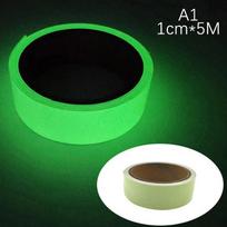 5M Self-adhesive Luminous Tape Night Vision Glow Stickers DIY Home Decoration Warning Fluorescent Safety Tapes for Party green