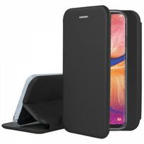 Juodas atverčiamas dėklas "Book Elegance" telefonui Samsung Galaxy A202 A20e