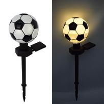 Waterproof Soccer Shaped Solar Lights Outdoor Decorative Bright Lantern for Yard Lawn Garden Pathway Walkway Patio Landscape Holiday Lighting 2PCS black