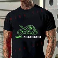 Maglia Per Motorbike Motorcycle Z 900 T-Shirt Motorrad Fans Summer Cotton Men Short Sleeve O-Ne S black