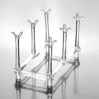 Creative Acrylic Cup Holder Adjustable Retractable Cup Drying Rack Hanging Water Bottle Drain Rack white