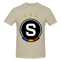Ac Sparta Praha Ultraminimalistinis Marškinėlis Sportinis Minimalistinis Didelės Rezoliucijos Spausdinimo Marškinėliai M beige