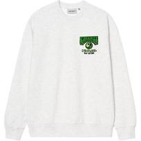 Carhartt WIP SS26 Pinball Sweatshirt Heavyweight Casual Loose Fit Left Chest Graphic Comfortable Long Sleeve Sweatshirt I036912-482-XX S white