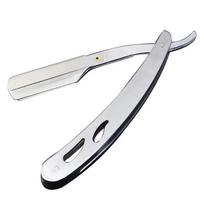 1/3/5pcs Professional Manual Shaver Straight Edge Stainless Steel Barber Razor Men Folding Shaving Shave Beard Cutter With Blade white