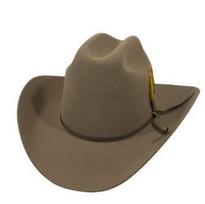 Solid color felt cowboy hat, fashion wool cowboy hat, adjustable felt hat 58cm gray