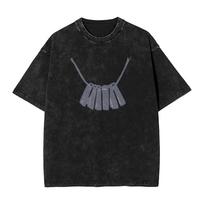 Vintage Death Stranding Logo Graphic T-shirt Unisex Harajuku Washed Oversized Streetwear Short Sleeve Soft Cotton Breathable Tee Tops XXXL gray