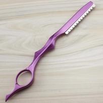 Salon Sharp Barber Razor Blade Hair Razors Cut Hair Cutting Fine Thinning Trimming Alloy Shaving rožinė