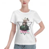 Soft Comfy Turn Your Chibi Girls Und Panzer Reasons To Love Unisexs Tshirt French Style Vintage Unisex Top XL white