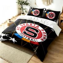 HC Sparta Praha 3pc Duvet Cover Set Simple Modern Bedding Set Wrinkle Resistant Soft Fabric All Season Use a perfect gift 140cmx200cm