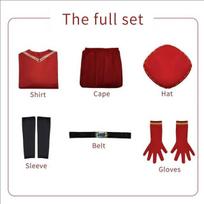 Lord Farquaad Cosplay Costume Shrek Carnival Uniform Wig Anime Halloween Role playing holiday party Costumes Women Game XXL red