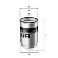 UFI 24.371.00 Kuro filtras
