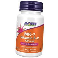 Vitaminas K2 MK-7 pavidalu, MK-7 Vitaminas K-2 100, Now Foods 60 daržovių kepurėlių (36128079) 60vcaps