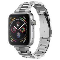 Sidabro spalvos apyrankė Spigen "Modern Fit Band" laikrodžiui Apple Watch 4 / 5 / 6 / 7 / 8 / 9 / 10 / 11 / SE (40 / 41 / 42 MM)