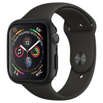 Juodas dėklas Spigen "Thin Fit" laikrodžiui Apple Watch 4/5/6/SE/1 / 2 / 3 (44MM)
