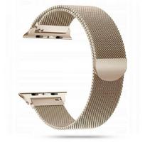 Aukso spalvos apyrankė Tech-Protect "Milaneseband" laikrodžiui Apple Watch 4 / 5 / 6 / 7 / 8 / 9 / 10 / 11 / SE / ULTRA (44 / 45 / 46 / 49 MM)