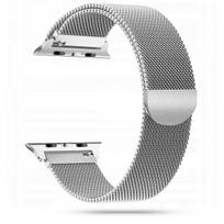Sidabro spalvos apyrankė Tech-Protect "Milaneseband" laikrodžiui Apple Watch 4 / 5 / 6 / 7 / 8 / 9 / 10 / 11 / SE (38 / 40 / 41/ 42 MM)