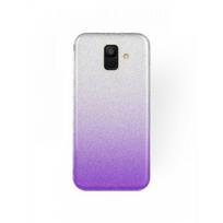 Violetinis blizgantis silikoninis dėklas Samsung telefonui A9 A920 2018 telefonui "Bling"