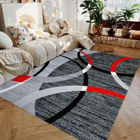 Šiaurės šalių geometrinis kilimas svetainei Modernaus prabangaus dekoro sofos stalas Didelio ploto kilimėliai vonios kambario kilimėlis Alfombra Para Cocina Tapis 40x60cm gray