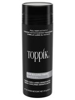TOPPIK Plaukų efektą sukurianti pudra HAIR BUILDING FIBERS (GRAY), 27,5 g