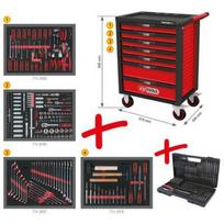 KS TOOLS 826.7515 Įrankių vežimėlis