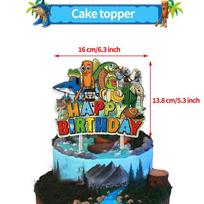 Tralalero Tralala Party Decoration Italian Brainrot Theme Paper Plates Cups Disposable Tableware Baby Shower Birthday Supplies blue