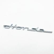 1pcs 3D ABS For HONDA civic car letter Emblem Fender side Rear tail trunk badge sticker Decal styling auto Accessories white