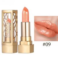 Perlamutriniai blizgūs lūpų dažai ir spalvingi mikro blizgučiai Velvet & Pearlescent Mirror vandeniui atsparūs lūpų dažai ir matinis nude drėkinamasis lūpų glazūra beige
