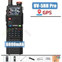 Baofeng UV-5RH PRO GPS Walkie Talkie APRS 6800mAh Type-C Falling Alarm NOAA High Capacity Long Range VHF UHF AM Update of UV-5RM