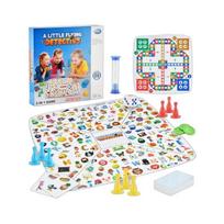 Interactive Multiplayer Young Detectives Board Game Educational Logical Thinking Toy for Kids Family Party Gatherings A blue