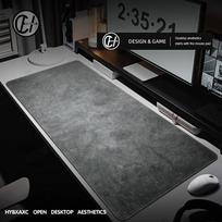 Pilkos serijos pelės kilimėlis 1200x600mm Apvirtas didelis pelės kilimėlis XXL Juodas stalo klaviatūros stalo kilimėlis Pilkos serijos žaidimų stalo kilimėlis 800x300x2mm gray