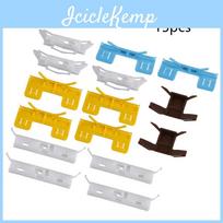 Honda For 20062011 Civic 15pcs Car Roof Fastener Clips Front Windshield Side yellow