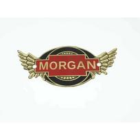 Vintage Car Morgan Flying Bonnet Hood Brass Badge / Emblem Golden Mehroon |Fit