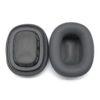 Headphone Airpods Max Apple Overear Leather Cloth Earpads Space gray skin-friendly leather ear pad (single) black