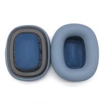 Headphone Airpods Max Apple Overear Leather Cloth Earpads Blue skin-friendly leather ear pad (single)