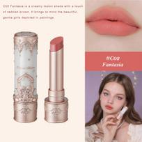 Flower Knows Little Angel Collection Lipstick Velvet Matte Waterproof Long Lasting Lip Gloss Makeup Moisturizing Soft Texture beige