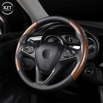 2 vnt./komplektas Automobilio vairo dangtelis Neslystantis silikoninis vairo apsaugos aksesuaras Universalus vairo stiprintuvo dangtelis Automobiliui ruda