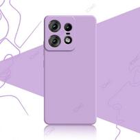 Mobile Phone Cases for Motorola Edge 50 Pro Moto Edge50Pro 5G 6.7  Soft Luxury Square Liquid Silicone Back Covers Armor Moto Edge 50 Pro 5G violetinė