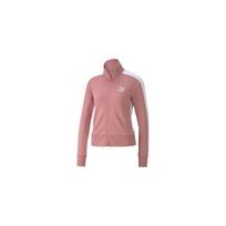 Puma Retro Sports Stand Collar Jacket Spliced Casual Coat Women Jackets Pink 599143-16 L pink