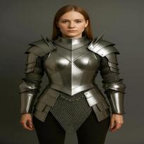Riterės Plieninė Šarvuotė SCA LARP Cosplay Kostiumas Dovana Motinai, Seseriai, Merginai, Žmonai black