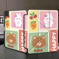 Holder Cover Tablet Case For iPad Mini 6 7 Air 4 5 M3 M2 1 2 M4 11inch Pro 2025 Pro 11th 10th 9th 8th 7th 12.9inch White Rabbit iPad 5th 6th 9.7 beige