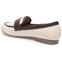 Women Beige Casual Slip Ons 3 smėlis