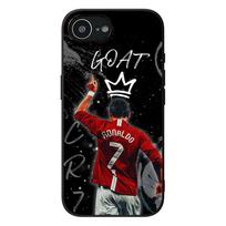 Futbolo Nr.7 Karalius CR7s Futbolo Nr. 7 Telefono dėklas Apple iPhone 12 13 Mini XS 11 Pro Max 7 8 Plus + XR 8+ X SE 2020 SE3 Dangtelis iPhone 12 Pro black